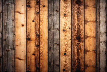Old cracked wooden background texture closeup.