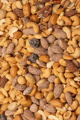A group of almonds, pistachios, walnuts, macadamia, cashews.