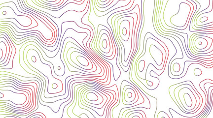 Vector tree rings seamless background, subtle pattern. topographic map background concept, Topographic map.