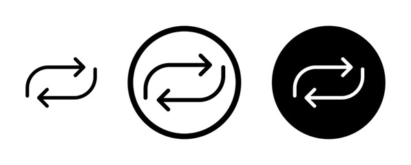 Replace icon set in black filled and stroke line style.
