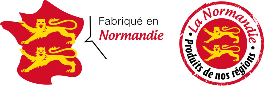 Logo fabriqu&eacute; en Normandie, produits de nos r&eacute;gions