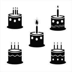 cake icon with cake logo
