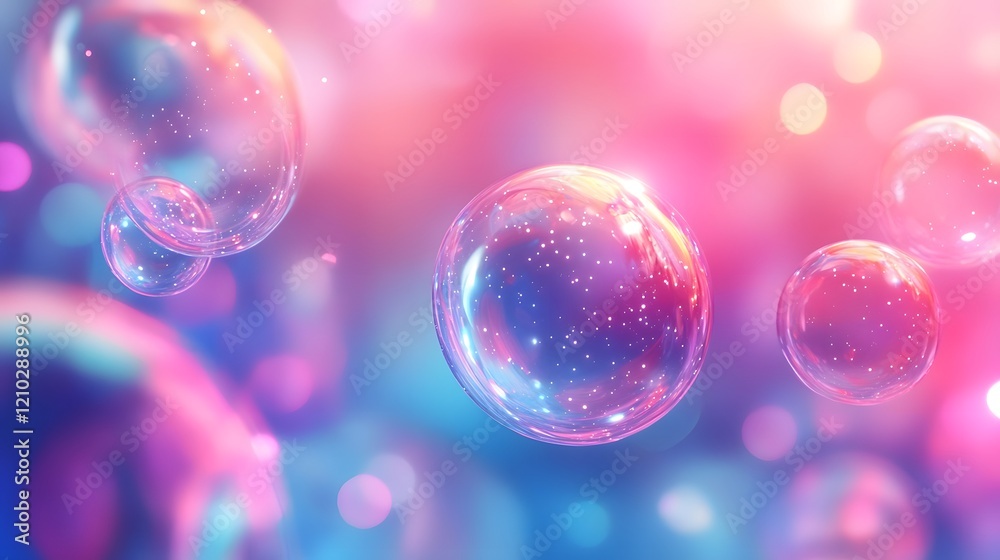 Poster vibrant and captivating abstract background featuring a dynamic gradient with sparkling prismatic ef