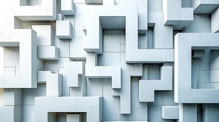 Fototapeta premium Abstract white and grey background