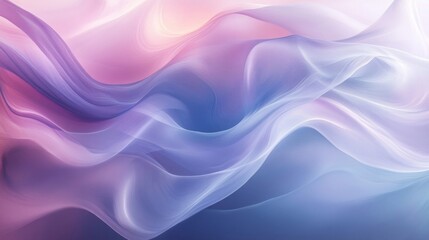 Fototapeta premium Abstract Pastel Fabric Drape with Soft Waves and Gradient Colors