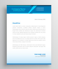 business letterhead design