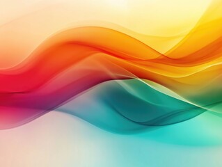 Fototapeta premium Colorful Abstract Wave Background
