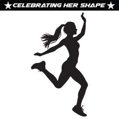 Celebrating Her Shape with Body Positivity and Confidence Through Self-Love and Empowerment