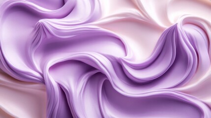 Obraz premium Swirling Purple and Pink Frosting Texture