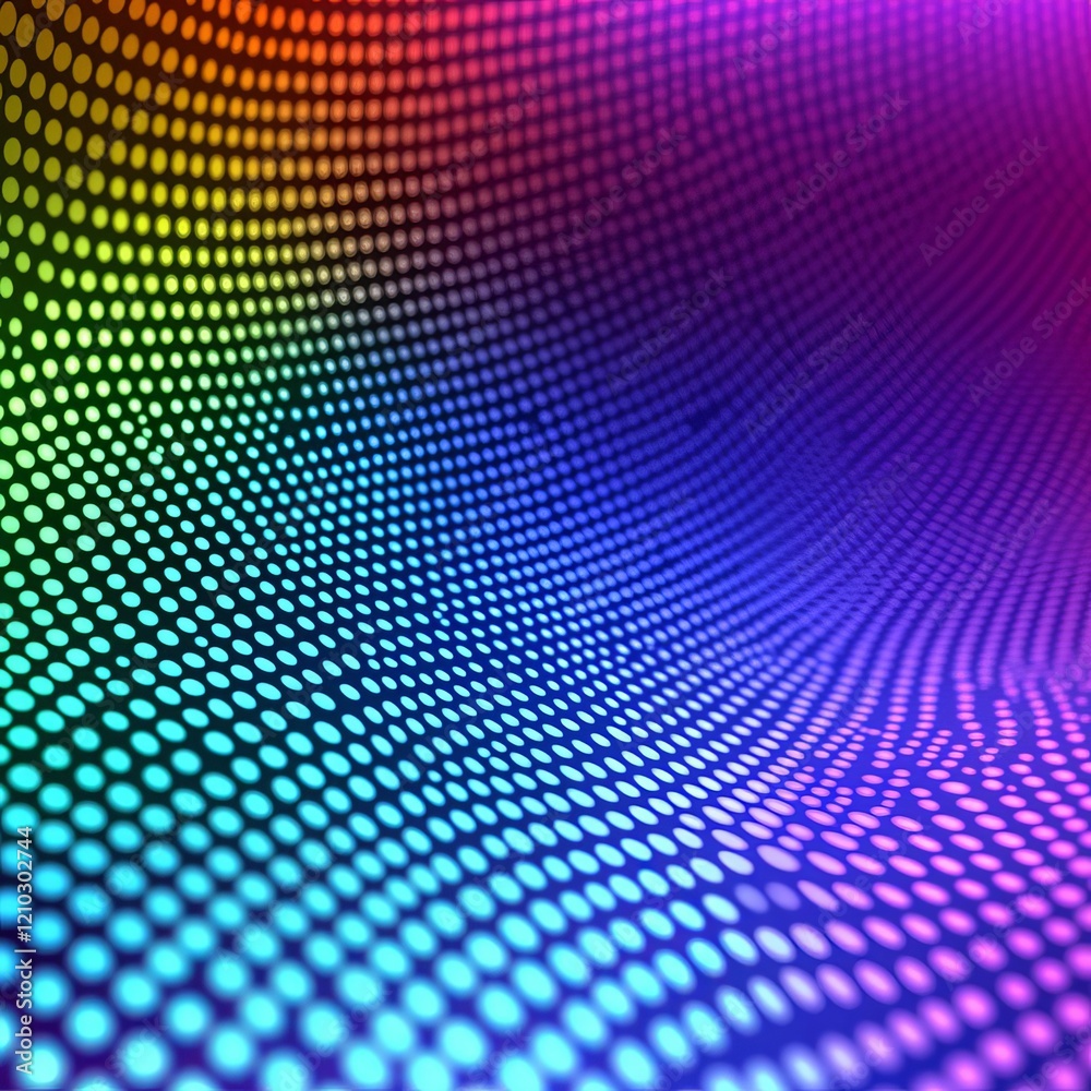 Wall mural colorful abstract halftone pattern background. extra large design element. , isolated on white backg
