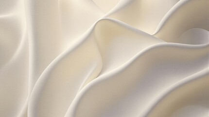 Obraz premium Close up of a textured white curtain with a wave design, peaceful, clean, home interior, detail, close-up