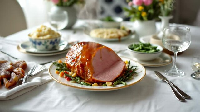 Easter Ham Dinner: A Family Gathering for a Traditional Holiday Meal
