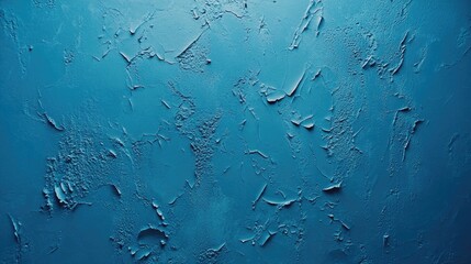 Cracked Blue Textured Abstract Wall Art