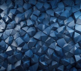 Obraz premium Blue abstract background with geometric patterns, geometric, pattern, modern art