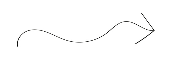 Arrow on transparent background