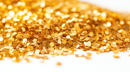 Glittery Gold Confetti