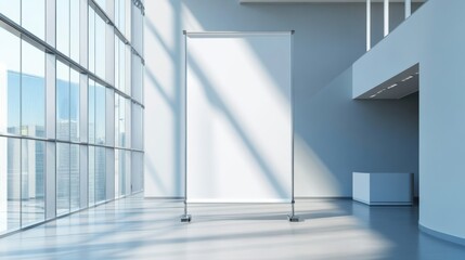 Obraz premium Minimal Wall Poster Realistic Mockup