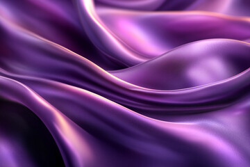 Obraz premium Rich purple satin fabric with subtle shine, perfect for luxury-themed backgrounds or branding designs