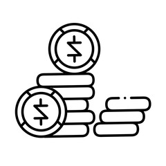 icon coin stack