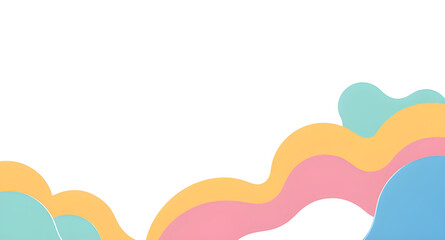 abstract background with rainbow