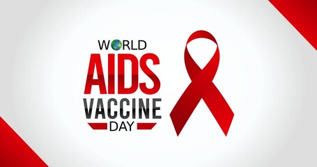 world aids vaccine day motion video, ideal for world aids vaccine day celebration