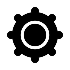 Gear wheel icon. Setup icon