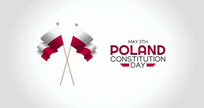 poland constitution day motion video, ideal for poland constitution day celebration