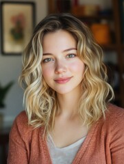 Fototapeta premium Female Portrait in Modern Style