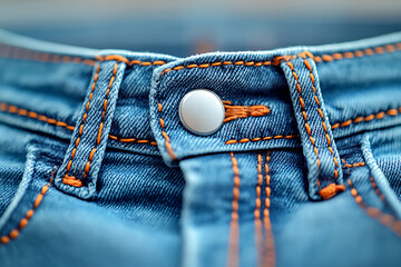 High-quality mock-up showcasing stylish jeans with customizable design elements.