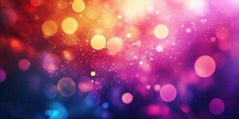 Obraz premium Colorful Bokeh Photography Background