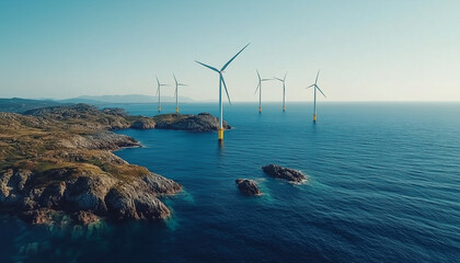 wind turbines in water