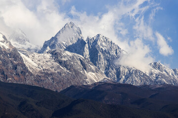 Obraz premium snow mountains in Yunnan,China