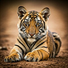 tiger on the rock