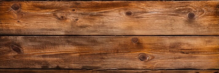 Naklejka premium Rustic Wooden Board with Nails - Top View Empty Texture for Abstract Banner