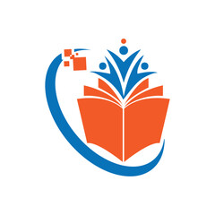  education logo design vector.