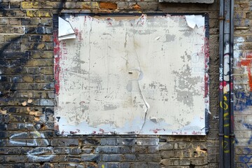 Naklejka premium Paper mockup blackboard