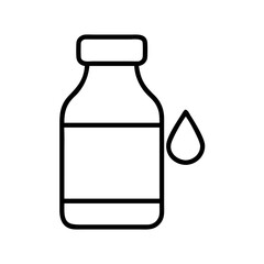 milk bottle icon, milk bottle line art - simple line art of milk bottle, perfect for milk bottle logos and icons