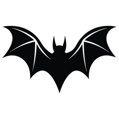 A simple bat icon with outstretched wings, clean lines, and minimalistic details.