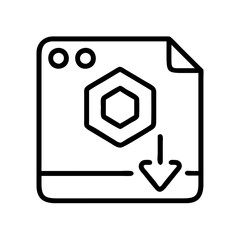 npm icon, npm line art - simple line art of npm, perfect for npm logos and icons