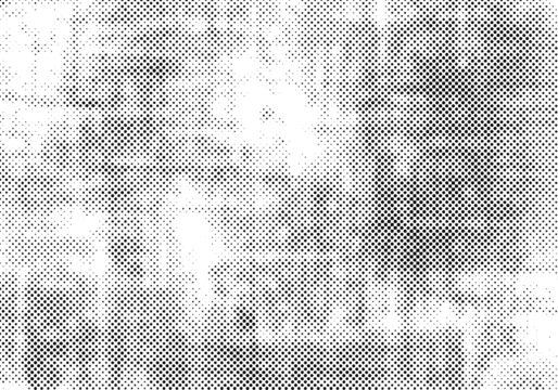 Grunge halftone black dot texture background