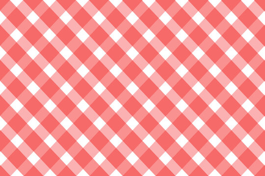 red gingham background