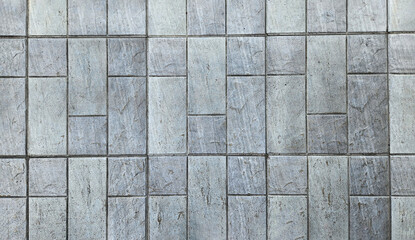 Seamless pattern square of gray tile background. Gray wall or Grunge wallpaper. Surface and retro vintage style, Geometric.