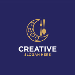 Ramadan logo concept, collection of Islamic logos for Ramadan events.