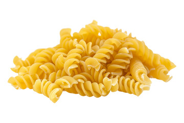 Twisted Rotini Macaroni for Flavorful and Fun Pasta Dishes Isolated on Transparent Background