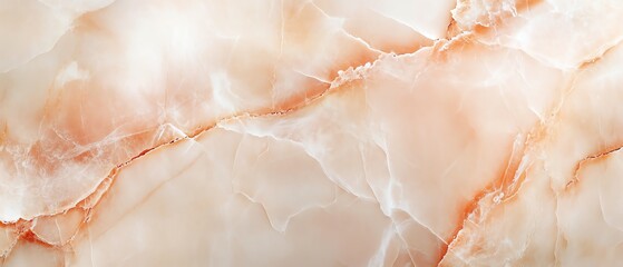 Fototapeta premium Pale pink and peach marble texture Valentine's day Background