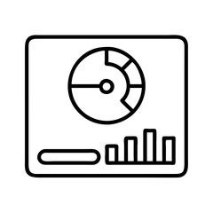 progress bar icon, progress bar line art - simple line art of progress bar, perfect for progress bar logos and icons