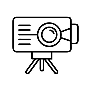 recommend clip art: projector icon, projector line art - simple line art of projector, perfect for projector logos and icons