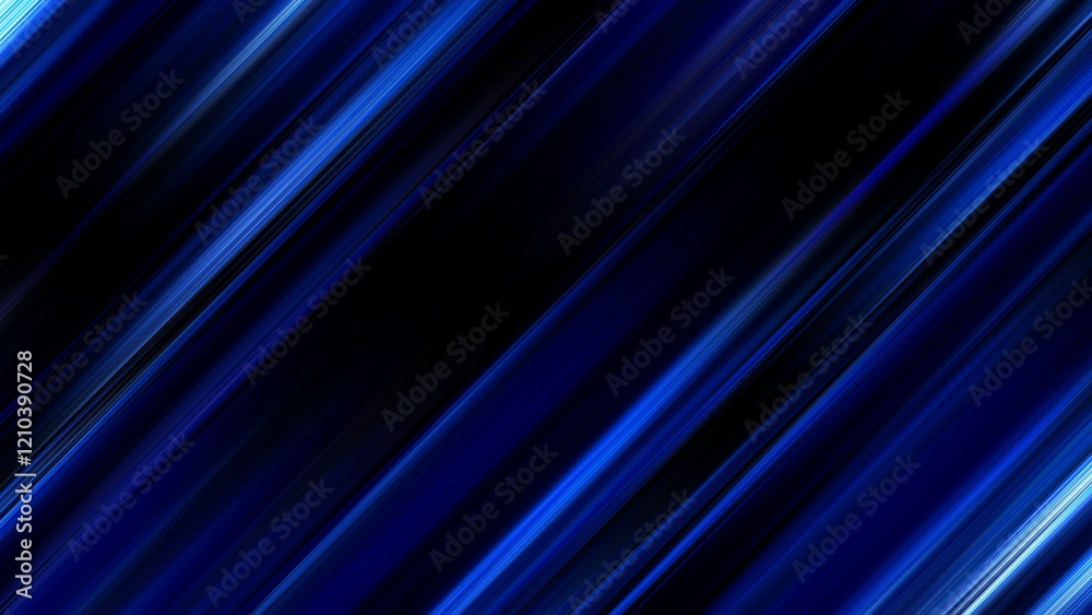 Leinwandbilder Abstract blue and black are light pattern with the gradient is the with metal texture floor wall soft tech diagonal background black dark clean modern.
