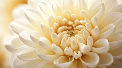 Detailed macro shot of a delicate white flower in soft light