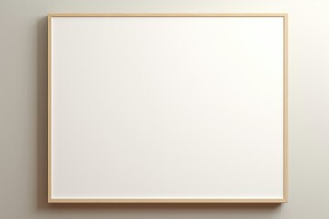 Obraz premium Blank Canvas for Fine Art: Isolated Detail of Empty Canvas in Frame for Artwork and Graphic Art